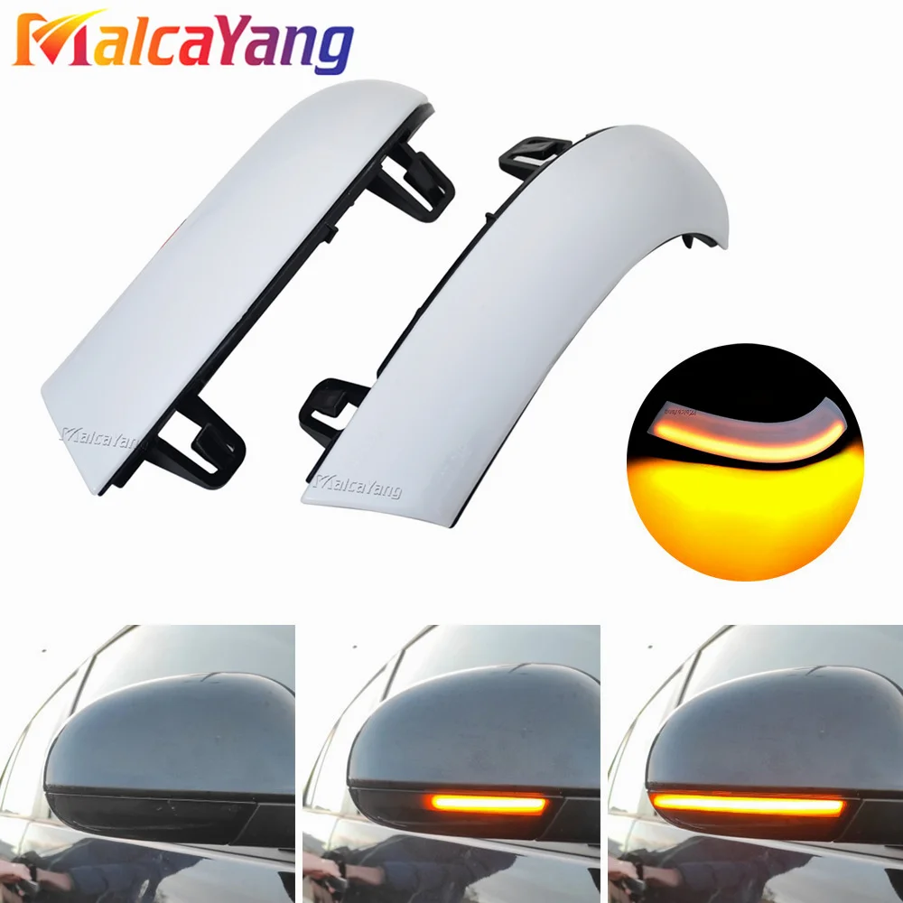 Led Cream Dynamic Blinker Indicatore Di Direzione Per Volkswagen Golf 5 Gti Plus Mk5 Jetta Passat B6 B5.5 Variante Eos Sharan 2 Pezzi