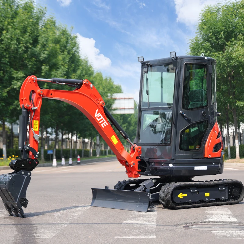 Hot 2.5 Ton Mini Escavatore Pelle Cingolato Idraulico Micro Escavatore 3 Ton Piccolo Bagger In Vendita Escavatore 3 Ton Prezzi Personalizzati