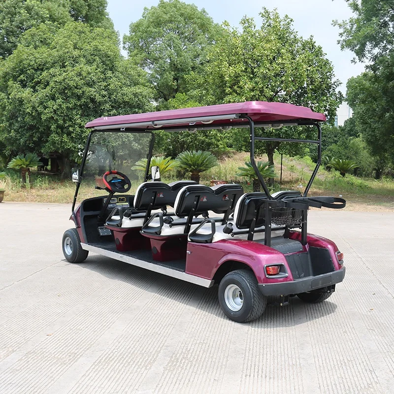 Batterie Al Litio Personalizzate 4 6 8 10 Posti Carrelli Da Golf Pieghevoli Carrello Da Golf Elettrico 36 Volt 4X4 Golf Buggy Prezzi