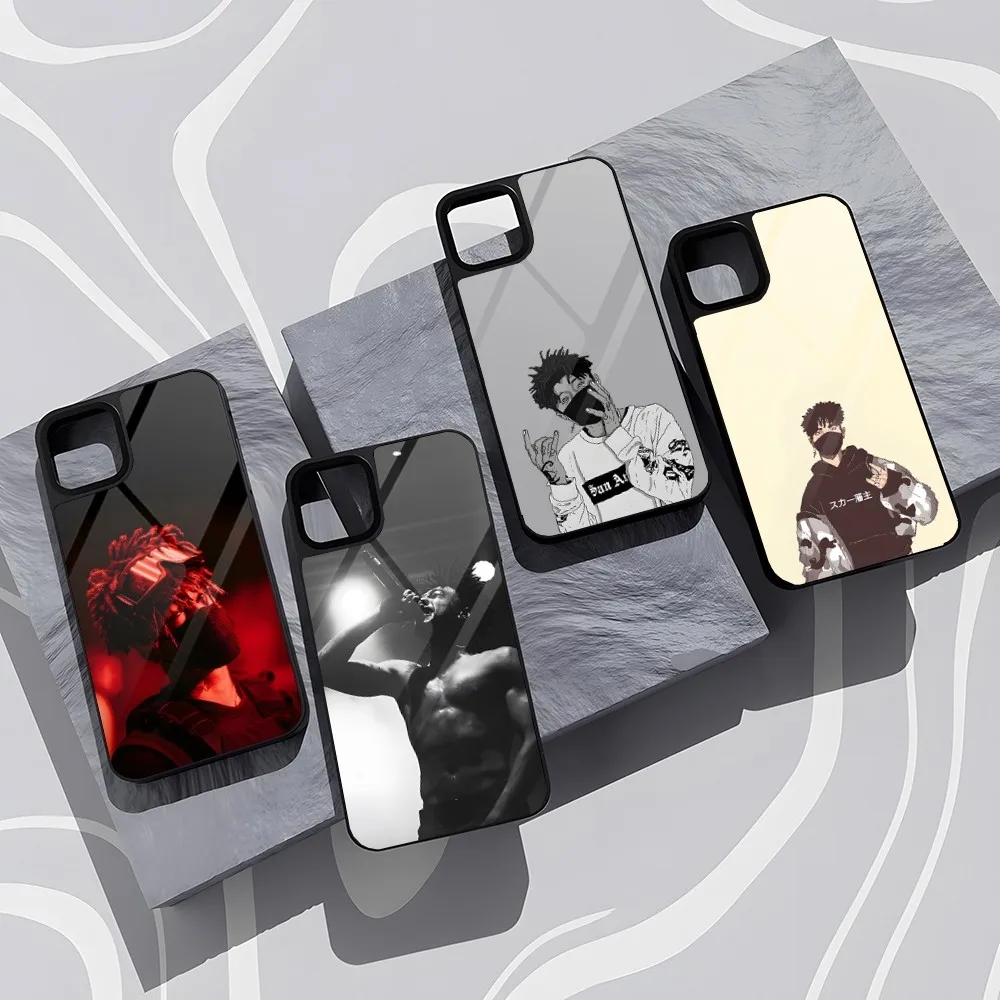 Telefono Uk Case Pc + Tpu Funda Per Samsung Rapper Galaxy S10 S-Scarlxrd S30 S22 S20 S21 Plus Ultra Note 10 Pro 20 Cover