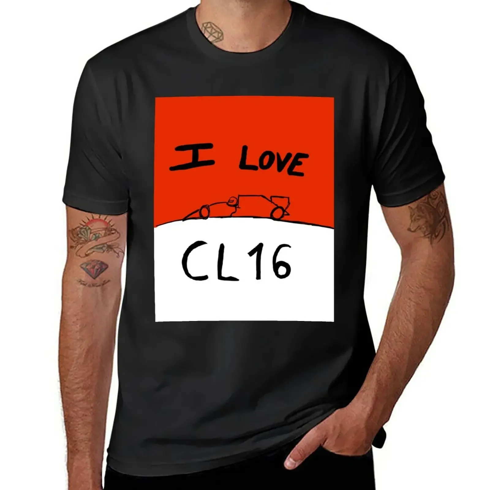 Charles Leclerc Disegno Tshirt T-Shirt Magliette Grafiche Ragazzi Animal Print Fruit Of The Loom Magliette Da Uomo