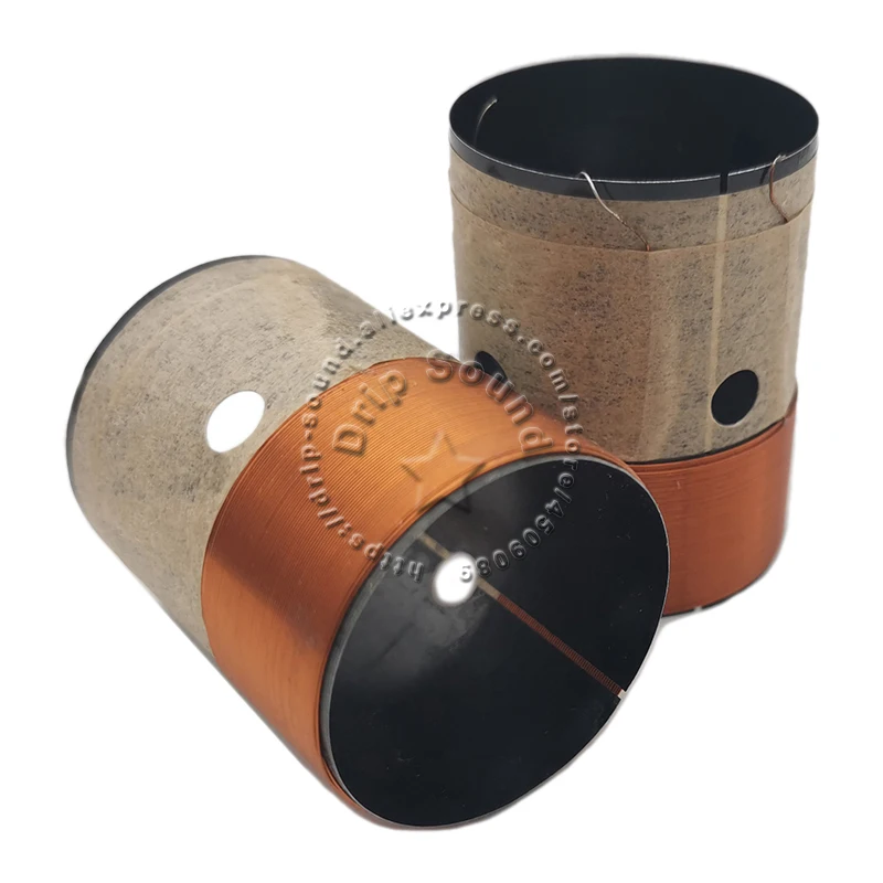 2X25.5Mm 7-8Ohm Basv 25.5-Core 2-Layer Round Filo Di Rame Bass Speaker Voice Coil Woofer Sound Driver Altoparlante Parti Di Riparazione