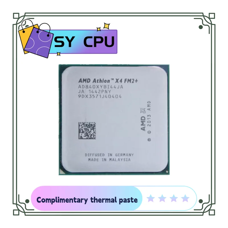 Amd Phenom Ii X4 840 X4-840 2M 3.2G Socket Am2 Cpu Desktop A 938 Pin X4-840 Muslimah Desktop