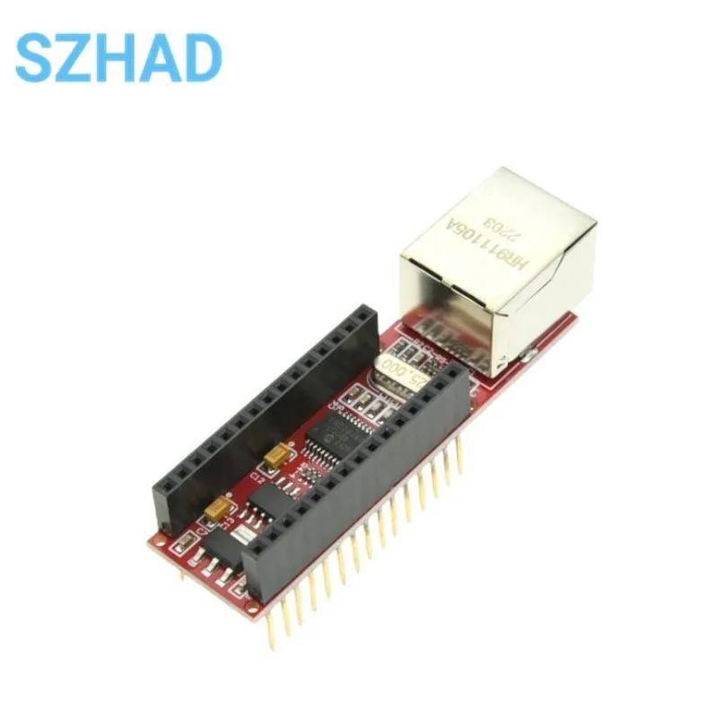 Enc28J60 Ethernet Shield V1.0 Per Modulo Webserver Rj45 Nano 3.0 Compatibile Arduino