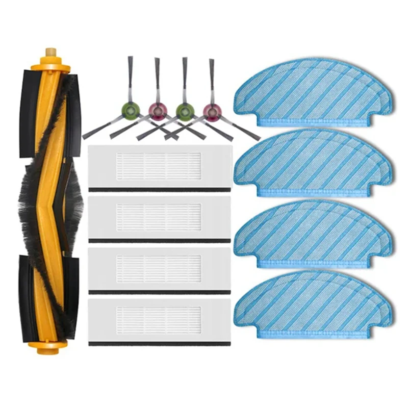 Per Ecovacs N8 / N8 + / N8 Pro / N8 Pro + Plus Kit Spazzola Laterale Principale Filtro Hepa Mop Rag