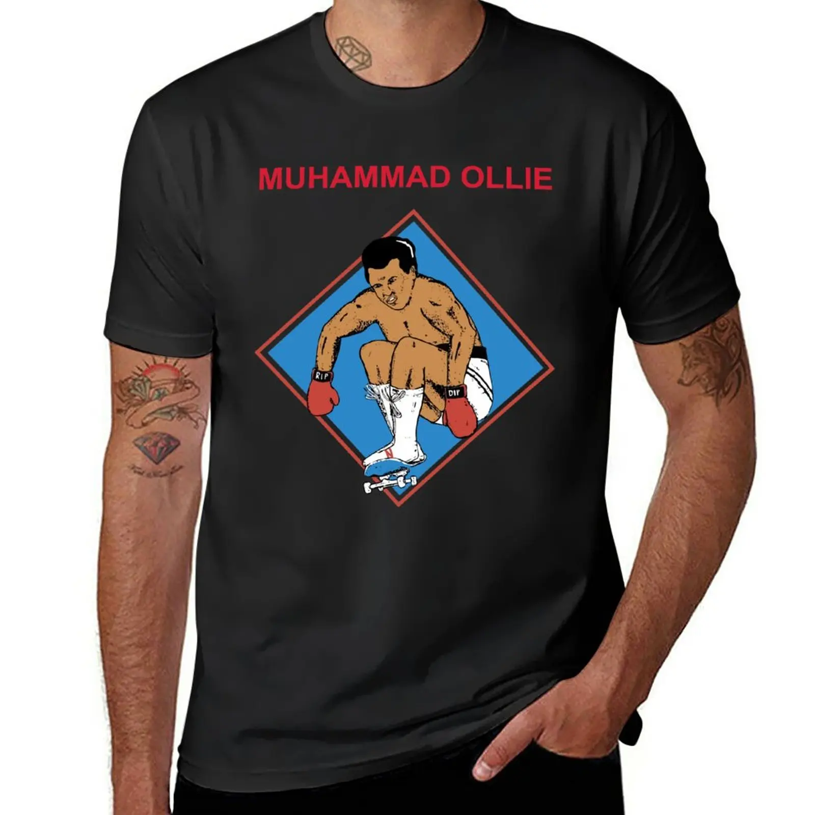 New Muhammad Ollie Muhammad Ali T-Shirt Vestiti Estivi Felpe Magliette Divertenti Per Uomo