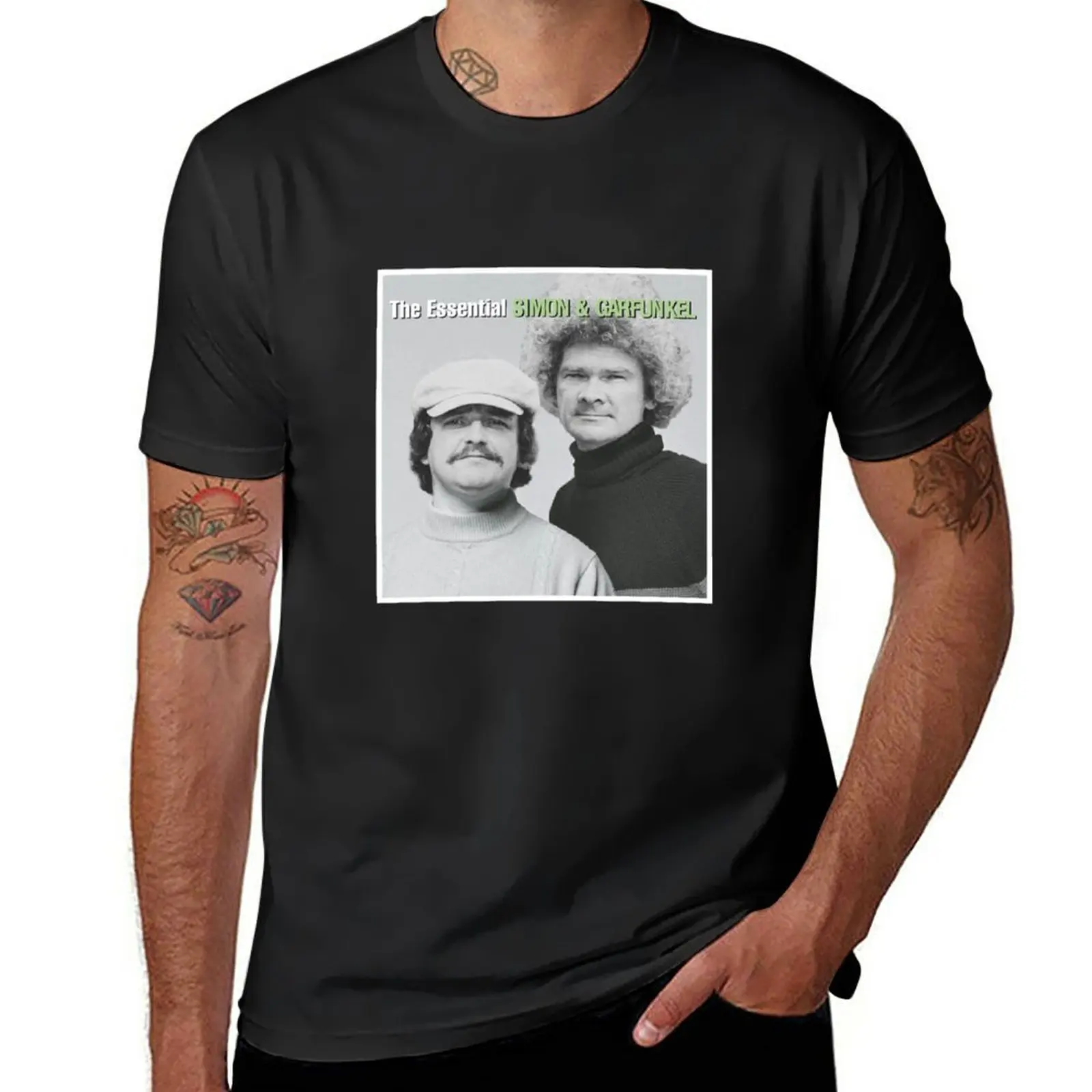 Nuovi Rilevatori-Simon _ Amp _ Garfunkel T-Shirt Vestiti Carini T-Shirt Uomo Uomo T-Shirt