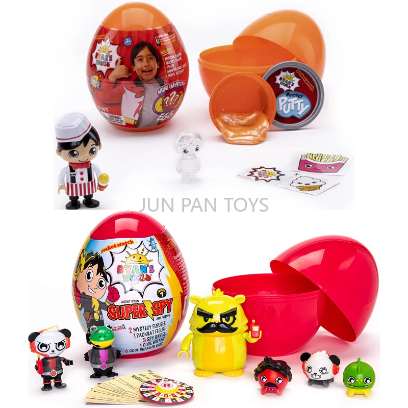 Original Ryan World Mini Mystery Egg Series 7 Super Spy Ryan Mega Micro Egg Sorpresa Anime Figure Giocattoli Per Bambini Regalo Di Compleanno