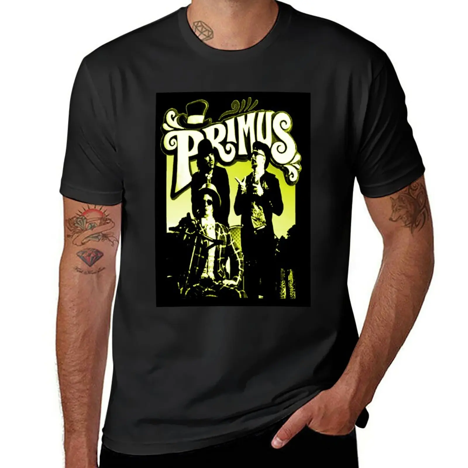 Grande Sconto Di Primus T-Shirt Abbigliamento Vintage Plus Size Top Ragazzi Animal Print T Shirt Uomo