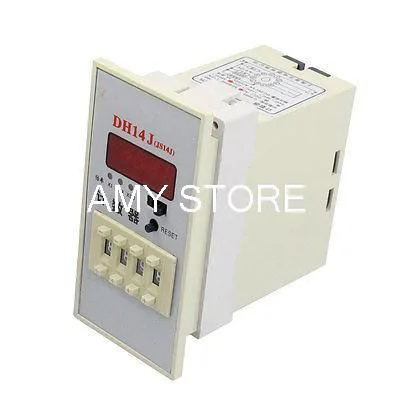 Dh14J 1-9999 (X1, X10, X100) 4 Cifre Display Del Contatore Relay 11 Spilli 220V Ac