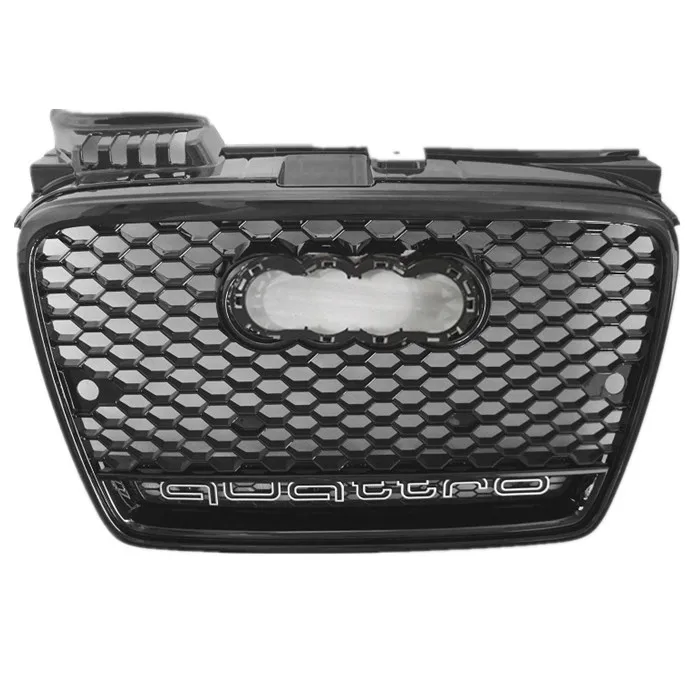 B7 Rs4 Paraurti Anteriore Racing Griglia Abs Telaio Nero Griglia A Nido D'Ape Per A4 B7 Rs4 2004-2007