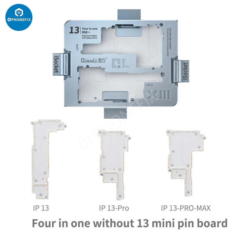 Nuovo Qianli Isocket Fixture Scheda Madre Layered Testing Frame Per Iphone 13/13Pro/13 Pro Max Logic Board Ic Chip Function Tester