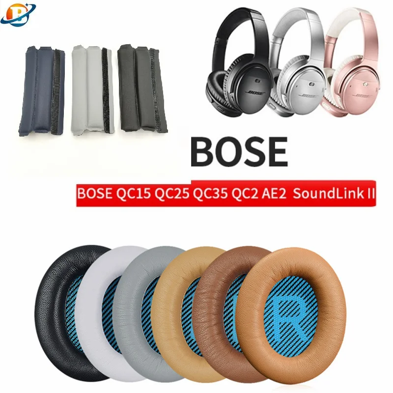 Ear Pad Per Bose Quiet Comfort Qc 35 25 15 Ae 2 Ii Cuffie Fascia Morbida Per Paraorecchie