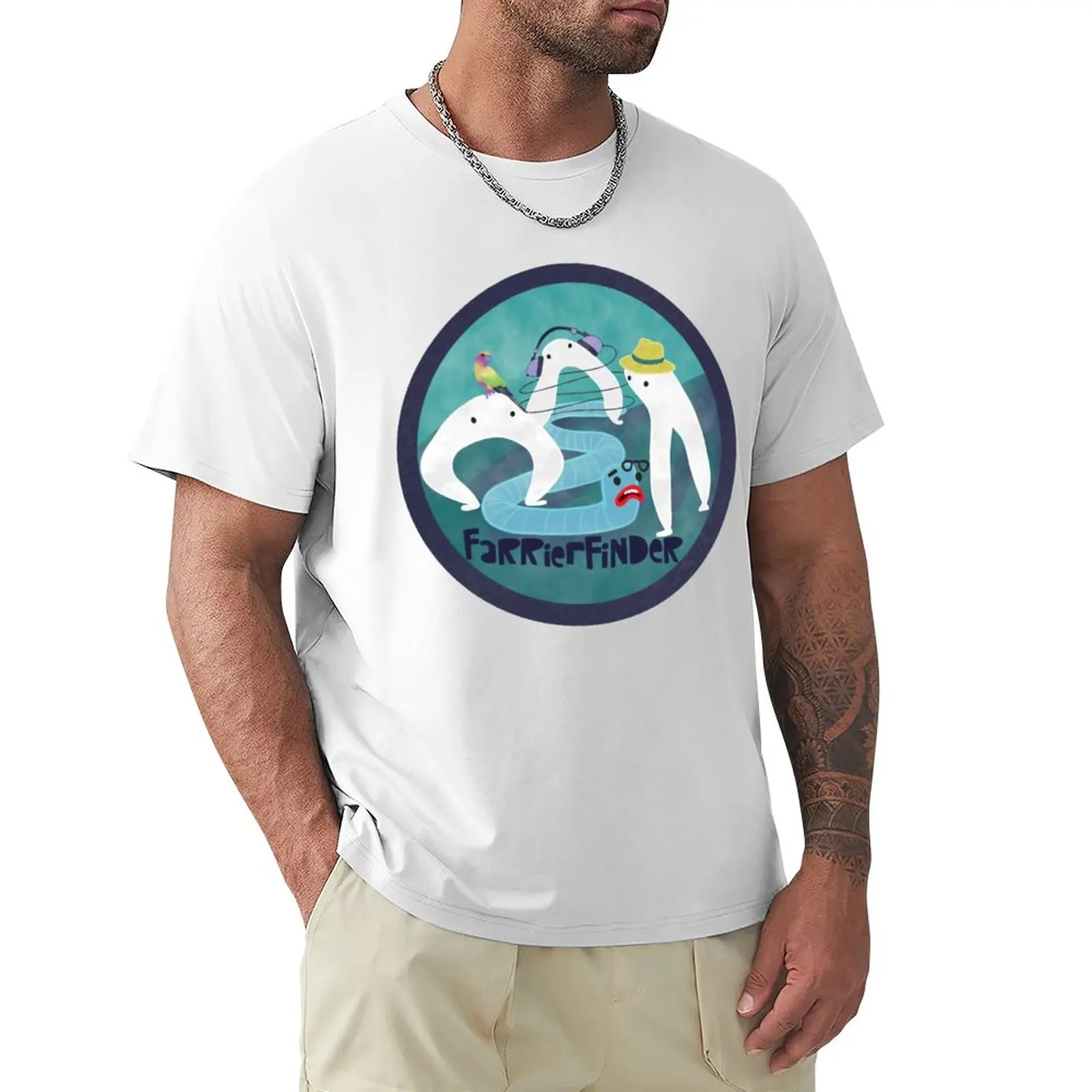 Farrierfinder - The Cryptid Factor T-Shirt Camicetta Summer Top Plus Size Mens Graphic T-Shirt Pack