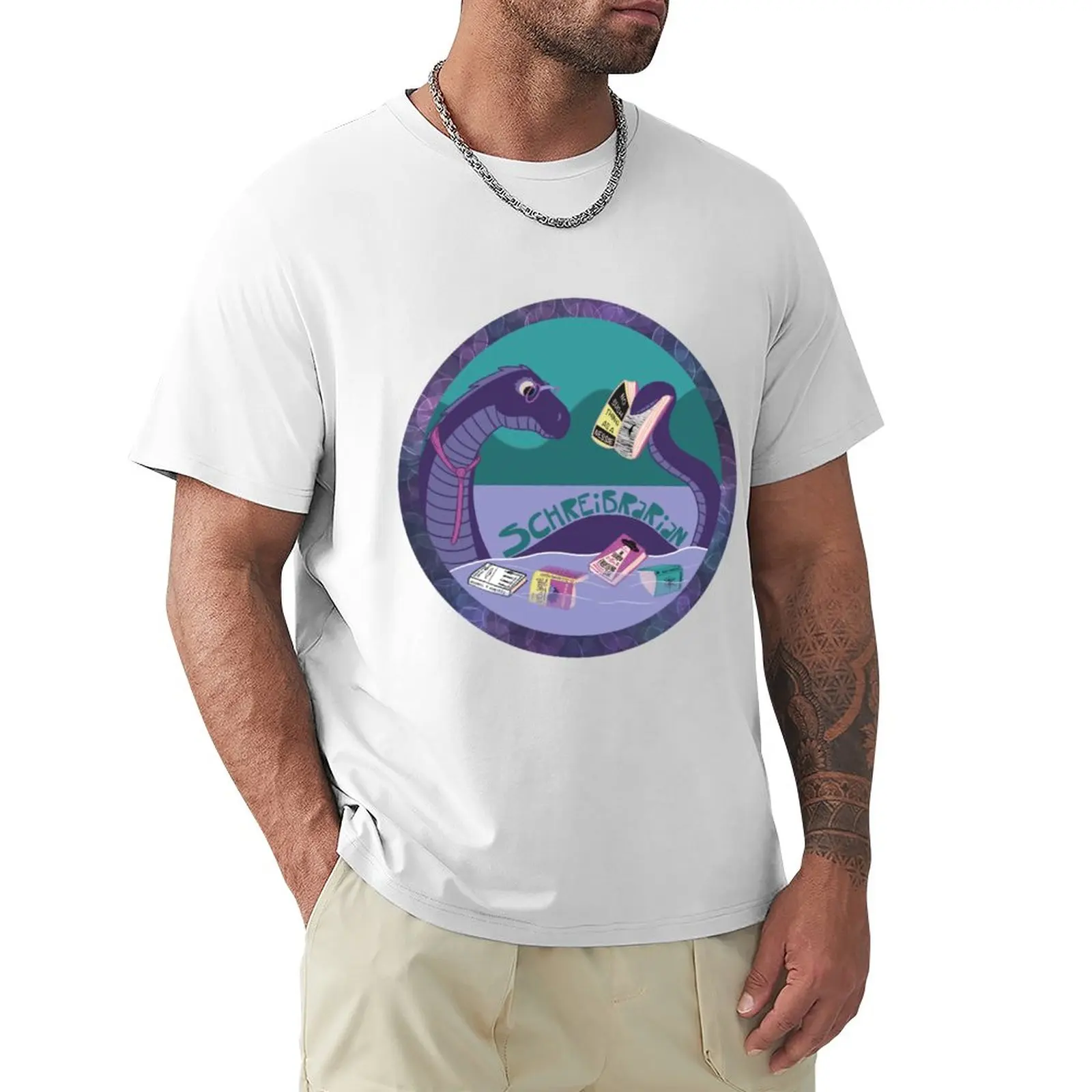Schreibrarian - The Cryptid Factor T-Shirt Plus Size Moda Coreana Tees Abbigliamento Uomo