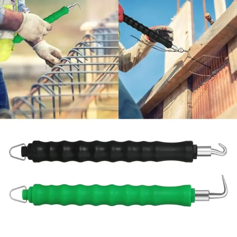 Tondo Per Cemento Armato In Acciaio Tie Wire Twister Utensili Manuali Automatici Tondo Per Cemento Armato Gancio Dritto 260Mm Scalabile Pull Tie Costr