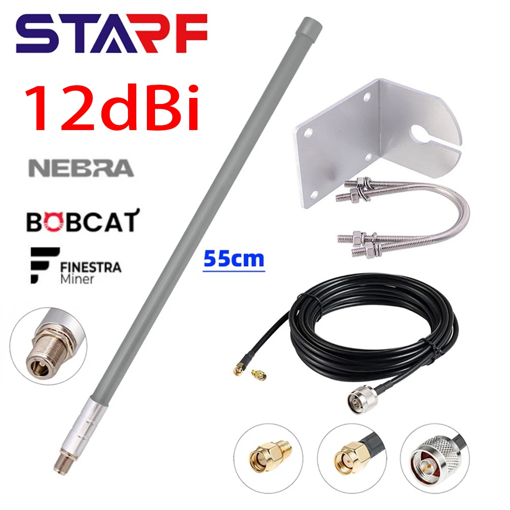 12 Dbi Helium Hotspot Rak Nebra Bobcat 300 Mntd Hnt Miner 915Mhz Lora Antenna Impermeabile Resistenza Alle Alte Temperature