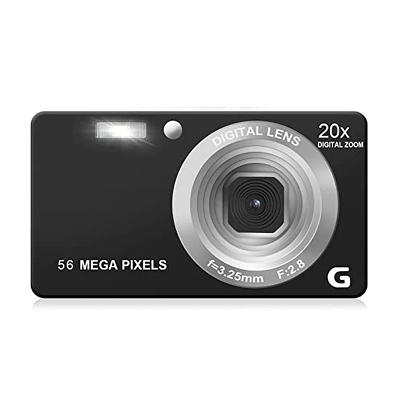 Videocamera Digitale 2.7 Pollici Lcd Vlogging Camera 4K 56Mp Anti-Shake 20X Zoom Camera Per Fotografia E Video