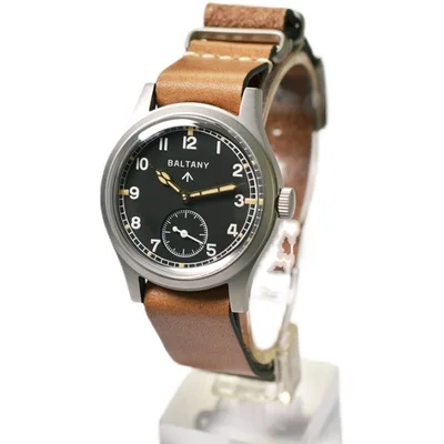Baltany Mens Pilot Watches Orologio Automatico Da Uomo Orologio Da Polso Meccanico Retro Sapphire 10Bar Impermeabile Bgw-9 Luminoso St1701