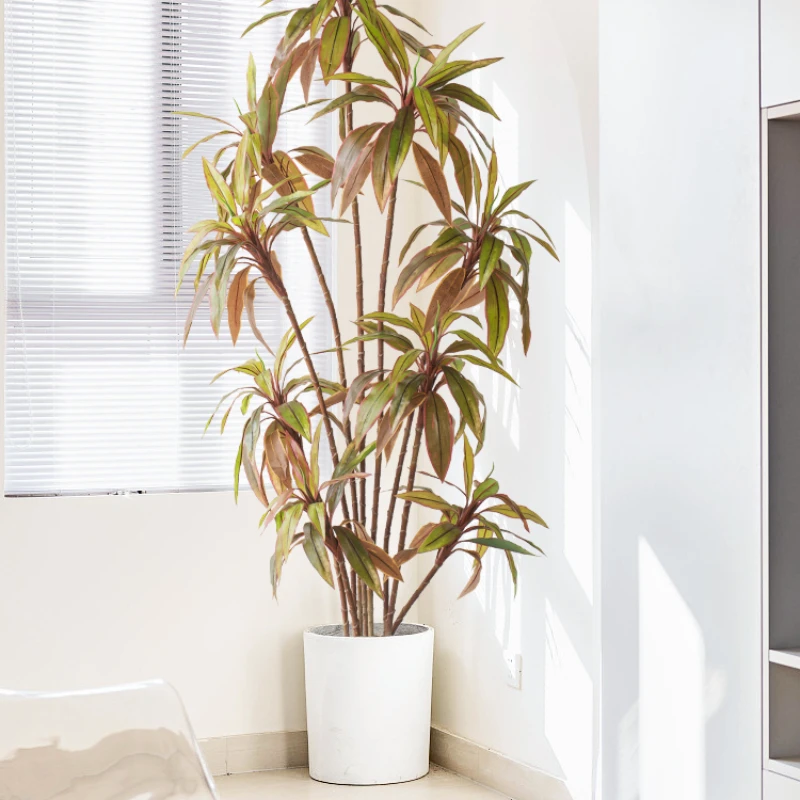 Nordic Home Indoor Simulazione Pianta Verde Canna Sago Cycas Soggiorno Grande