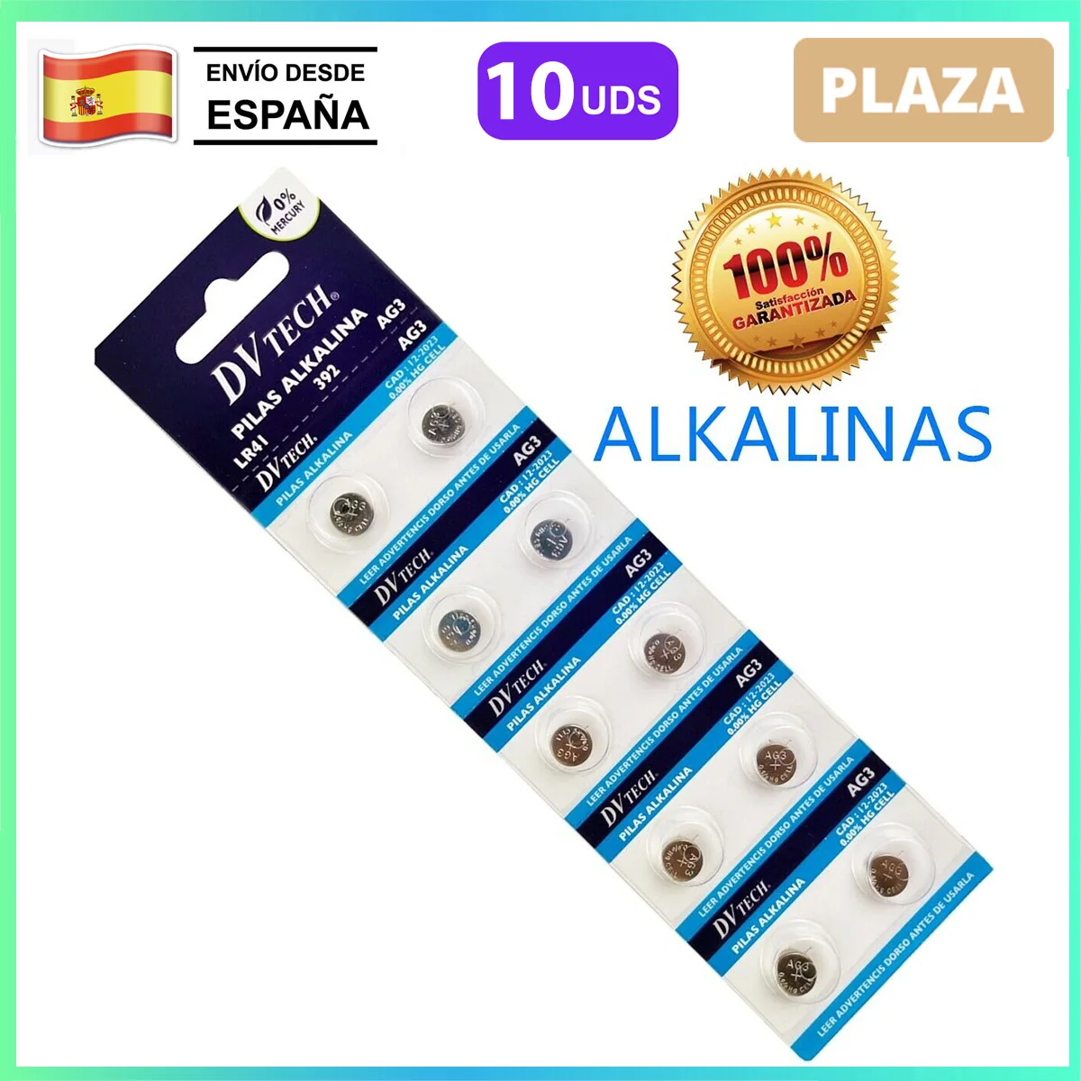 Batterie A Moneta Ag3 Originali Batterie Pulsante Dv Tech Lr41 392 10 Pezzi Calcolatrice Orologio Bilance Giocattolo Sostituire La Spedizione Veloce D