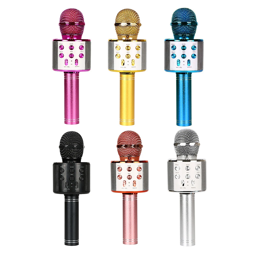 Microfoni Per Microfono Karaoke Microfono Wireless Forniture Musicali Usb Elettroniche