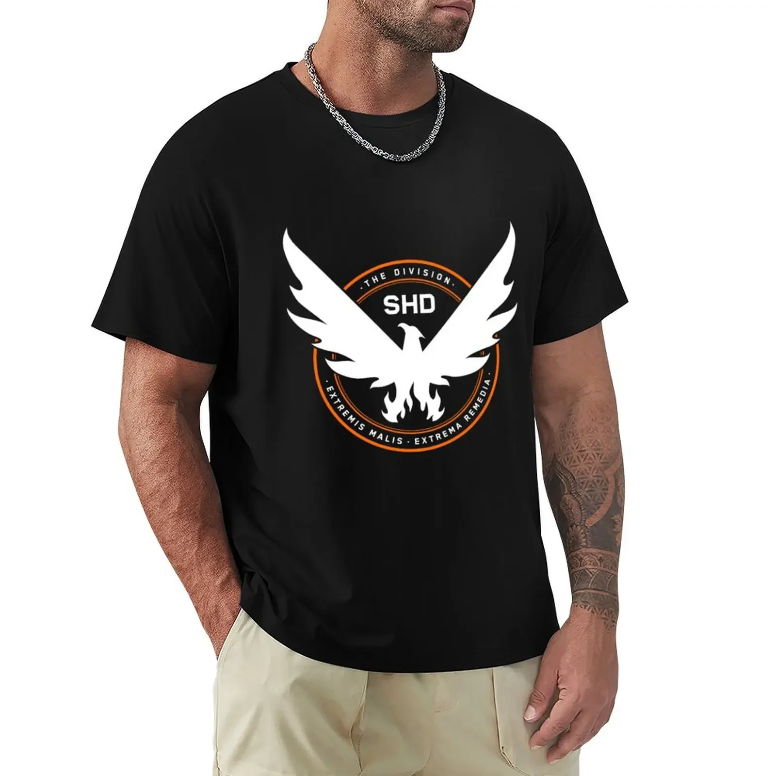La Divisione 2 T-Shirt Manica Corta Tee New Edition Vintage Heavyweight T-Shirt Per Uomo