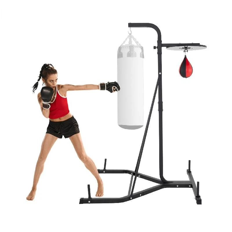 Supporto Per Sacco Da Boxe Set Da Boxe Unisex Pieghevole Stazione Singola Supporto Per Sacco Pesante Punching Ball Boxing Punching