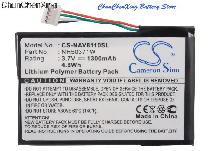 Batteria Orangeyu 1300Mah Per Navigon 8110, 81Xx, 8310