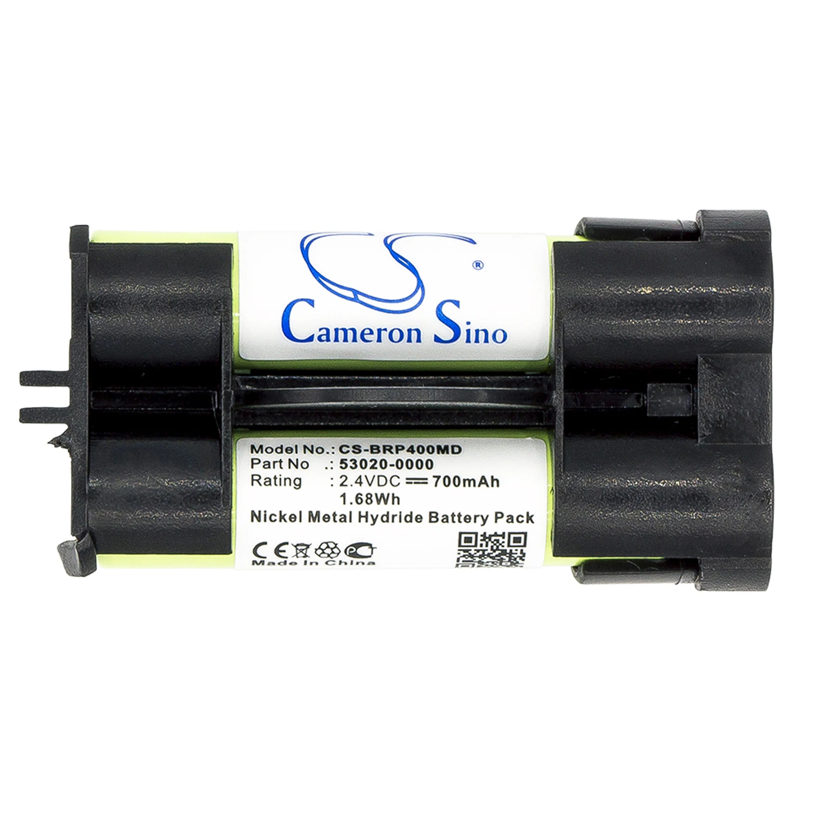 Greenbatterypower Cameronsino 700Mah 2.4V 1.68Wh Medical Ni-Mh Batteria Per Welch-Allyn,Braun 53020-0000,Thermoscan Pro 4000