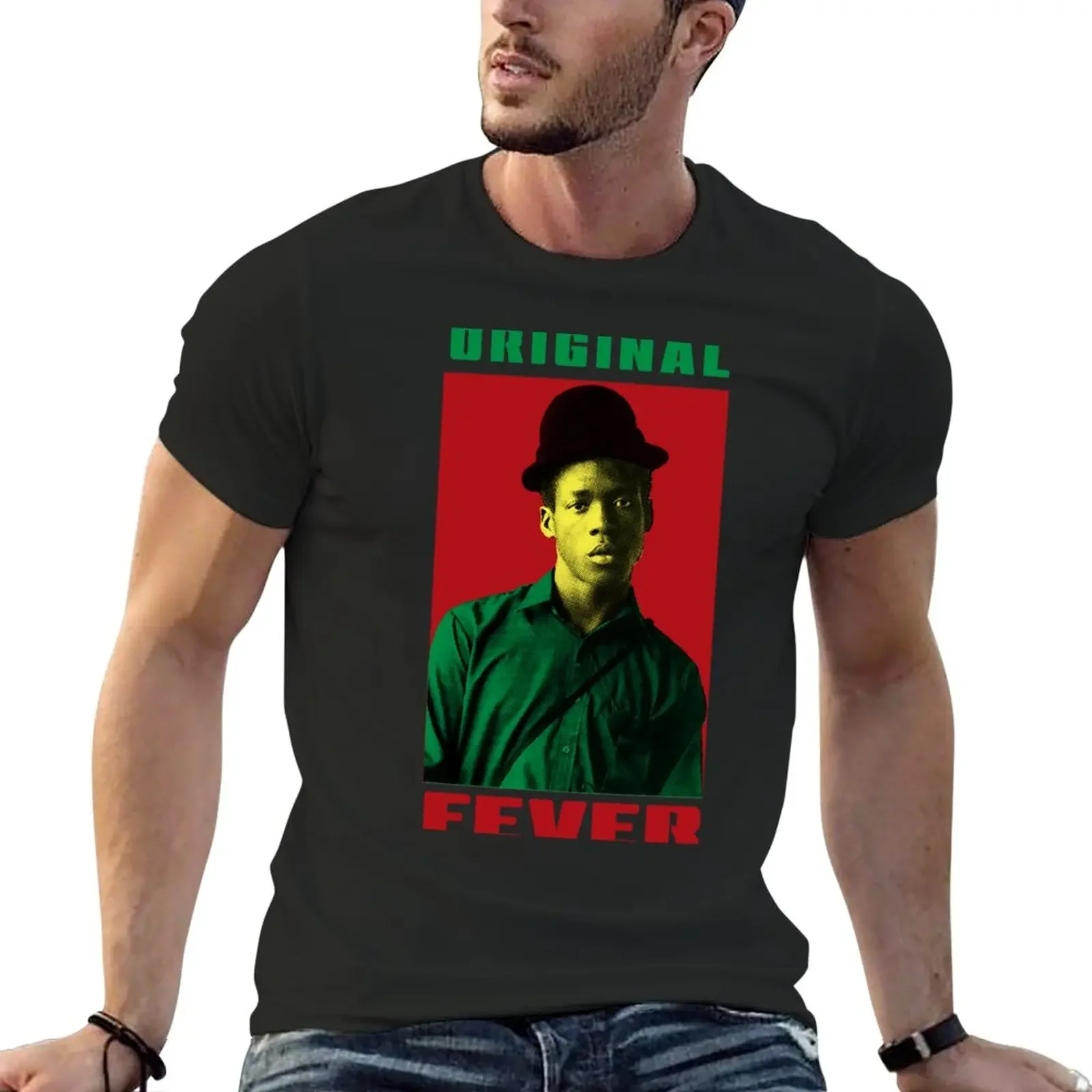 Febbre Originale Con Tenor Saw T-Shirt Moda Coreana Abbigliamento Hippie Abbigliamento Vintage Magliette Da Uomo