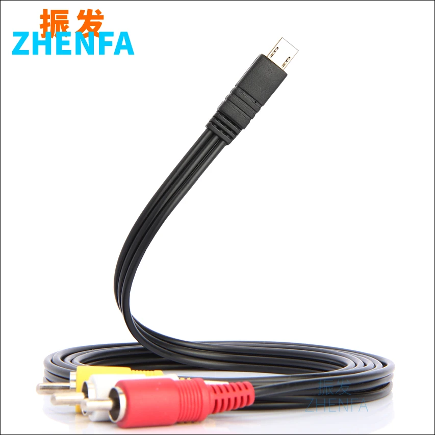 Zhenfa Per Sony-15Mr2 Sostituzione Audio Video Av Rca Cavo Per Sony Handycam Hdr-Xr Serie E Hdr-Pj Videocamere