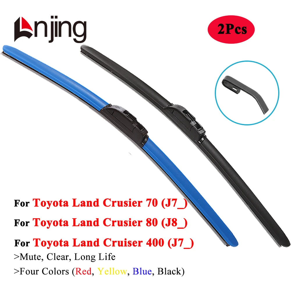 Spazzole Tergicristallo Colorate Hesite Per Toyota Land Cruiser 80 400 J7 Hzj Kzj Suv Pick Up 1984 1990 1992 1995 1998 1999 2000 2001 2002