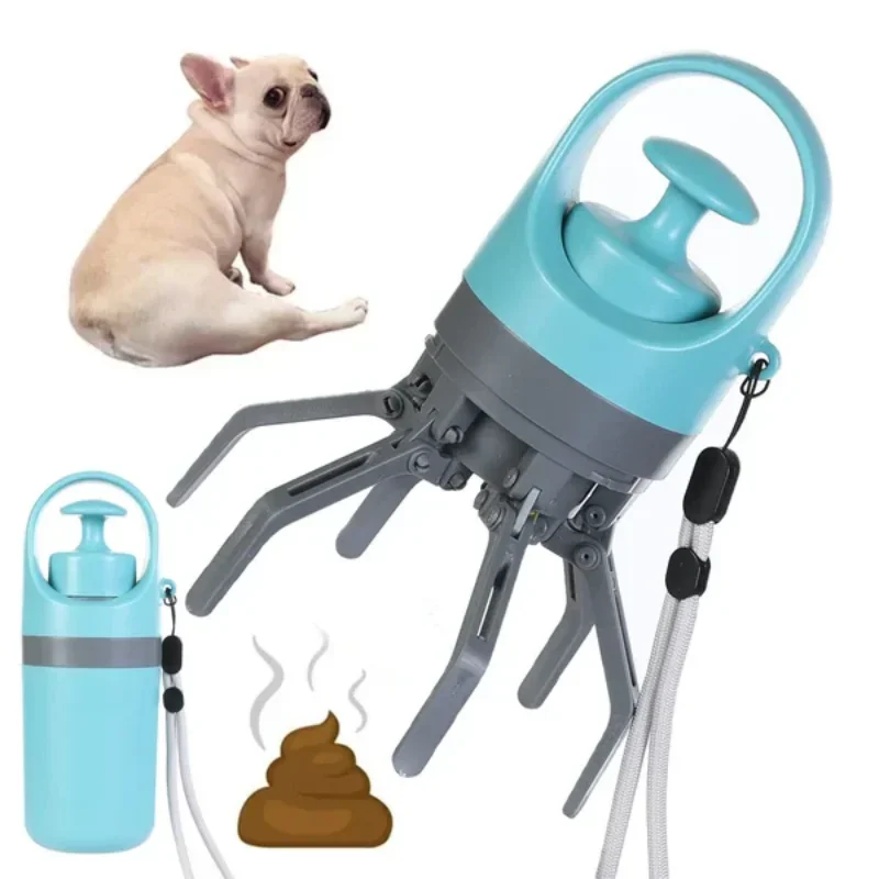 Artiglio Cacca Scoop Portatile Pet Dog Poop Scooper Outdoor Dog 6-Claw Gripper Jaw Poop Scoop Pick Up Clean Waste Cleaning Tools