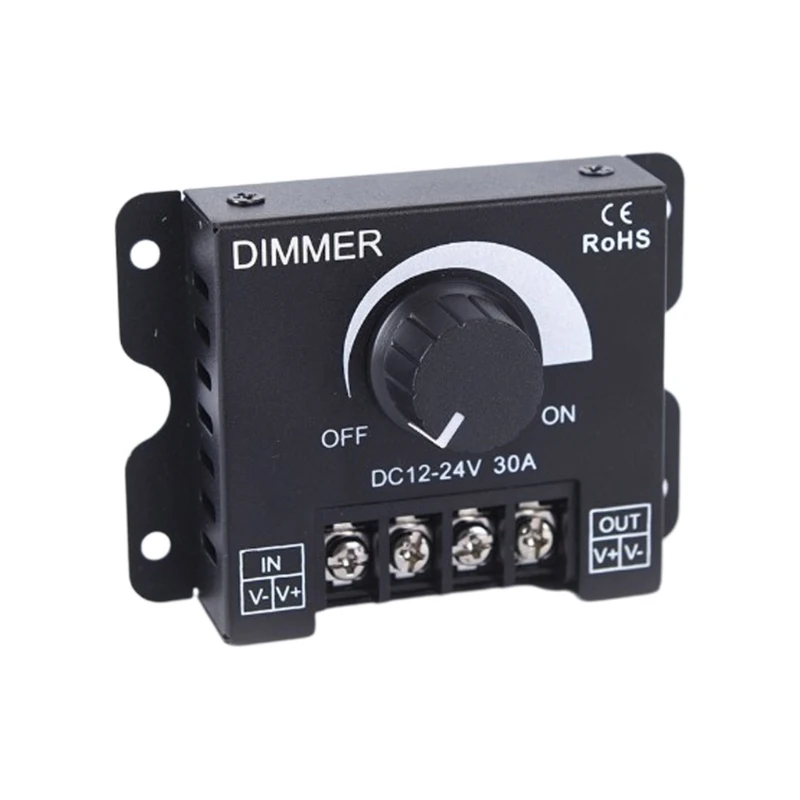 Controller Dimmer Pwm Per Dimmer 12V 24V 30A Led Light Strip Dimmer