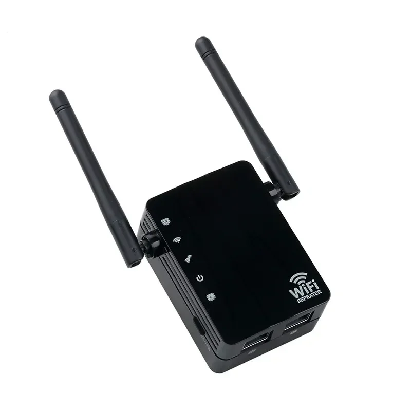 Mini N300 300Mbps Ripetitore Wifi Router Access Point Wifi Range Extender Con 2 Antenne Esterne Supporto Protezione Wps