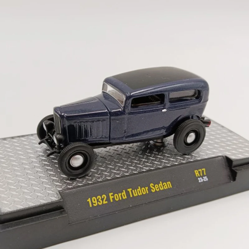 M2 Pressofuso Lega 1:64 Scala 1932 Ford Tudor Berlina Auto D'Epoca Modello Giocattoli Per Adulti Collezione Classica Regalo Souvenir Display Statico