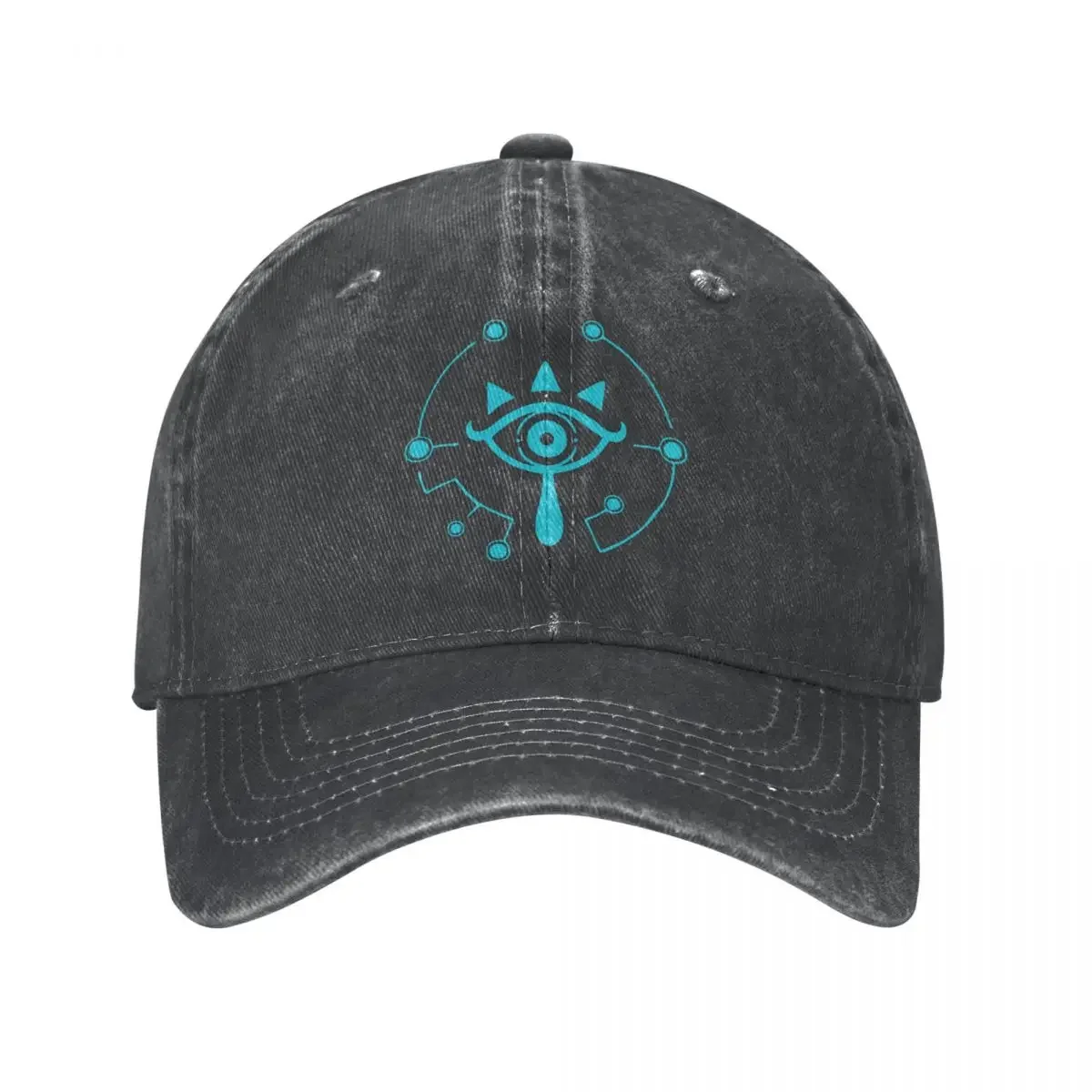 Vintage The Legend Of Zeldas Eye Berretto Da Baseball Per Uomo Donna Distressed Washed Headwear Outdoor Running Golf Caps Hat