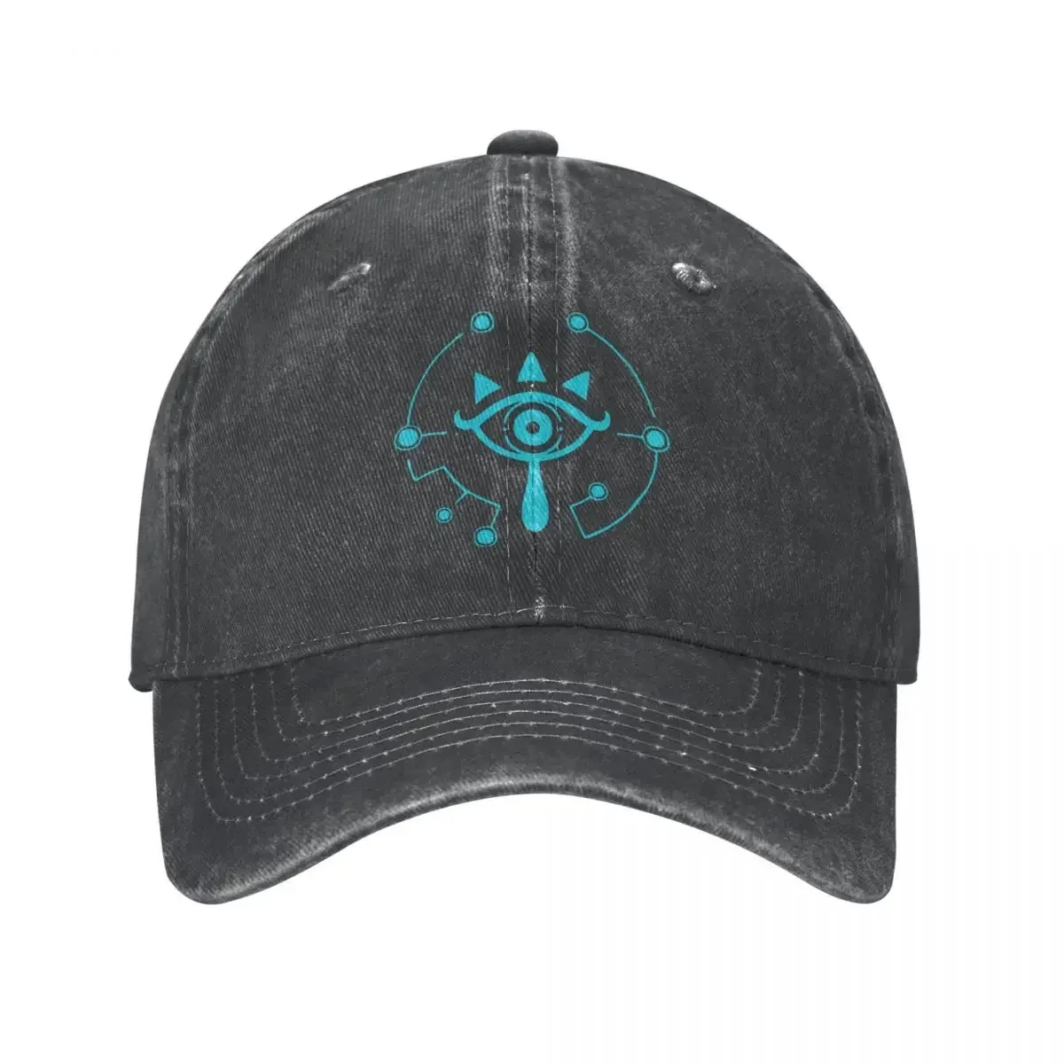 Vintage The Legend Of Zeldas Eye Berretto Da Baseball Per Uomo Donna Distressed Washed Headwear Outdoor Running Golf Caps Hat