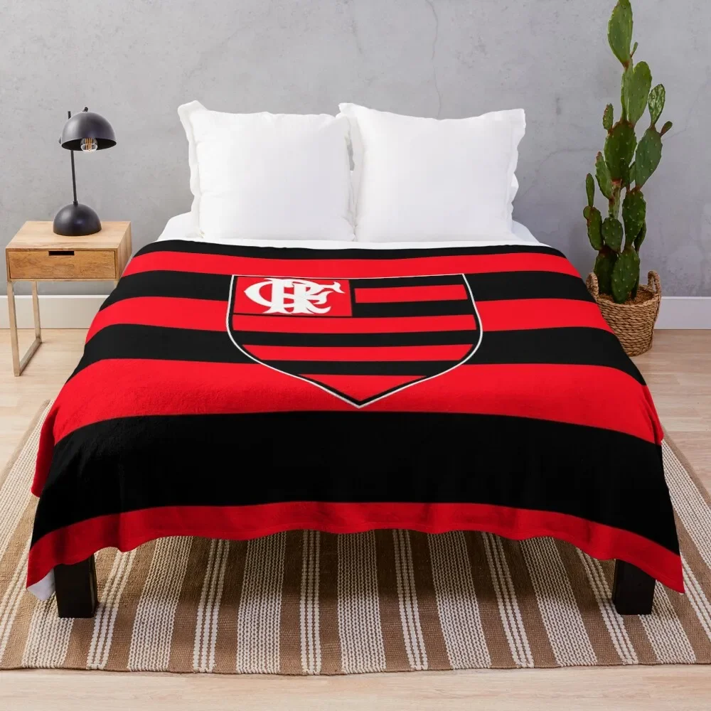 Clube De Regatas Do Flamengo Coperta Coperte Per Divani Manga Beach Shaggy Letti Decorativi Coperte