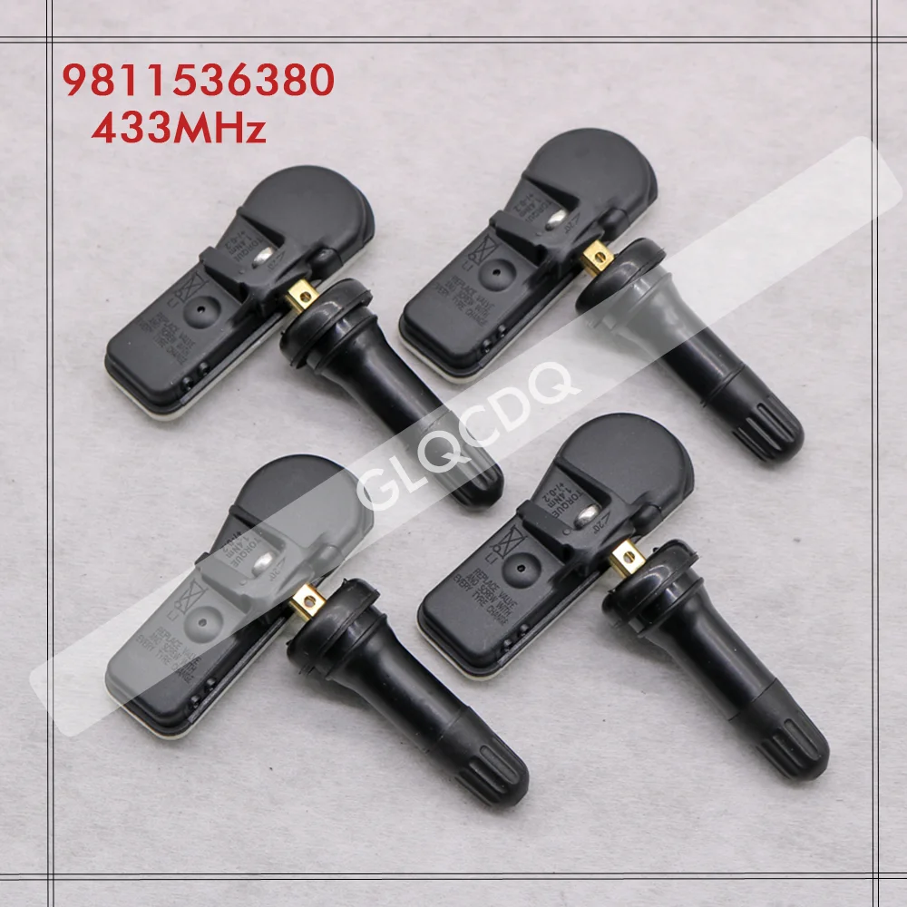 4 Pz Per 2013-2018 Citroen Berlingo Berlingo Multispace Tpms 433Mhz Sensore Pressione Pneumatici Tpms Citroen 9811536380 9802003680