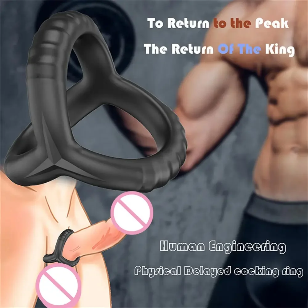 Penies Penne Ring Penile Massers For Men Genitali Original Eiaculazione Delay Ugelli Per Uomo Donna Vibratore Sex Formen Out