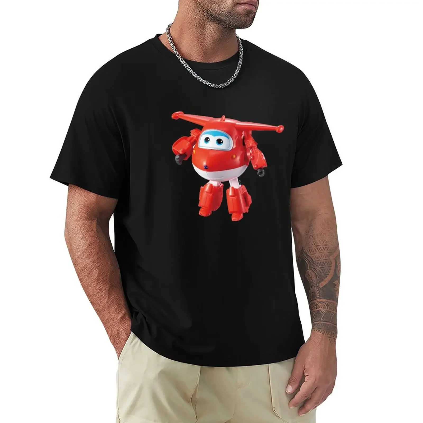 T-Shirt Super Wings Ragazzi Bianchi Customizeds Magliette Grafiche Da Uomo