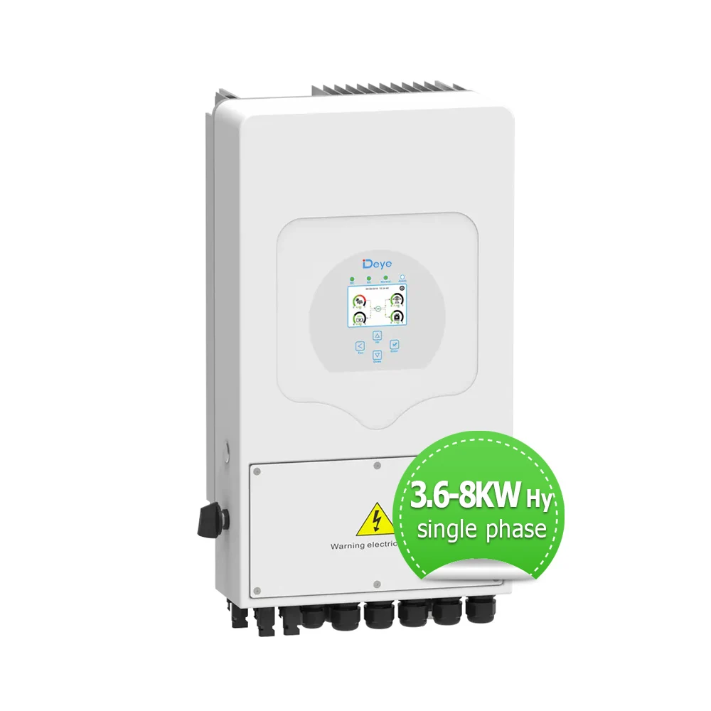 Deye 3.6Kw 5Kw 8Kw Inverter Ibrido 8 Kw Inverter Ibrido Grid Tie Inverter Ibrido 8000W
