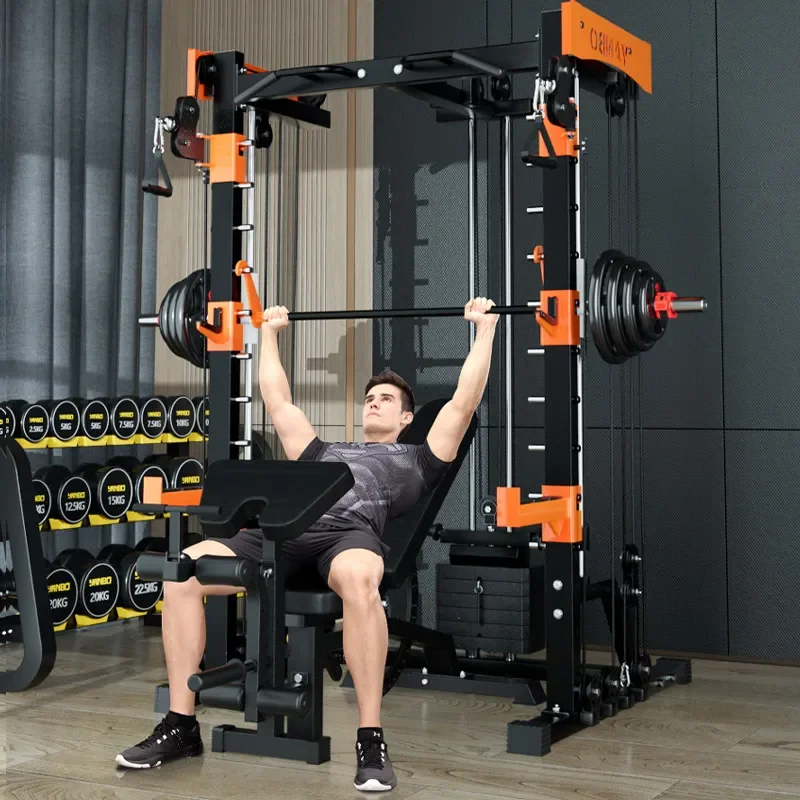 Smith Machine Gantry Fitness Home Strength Attrezzatura Da Allenamento Completa Telaio Squat Bench Press Combinazione Squat Rack