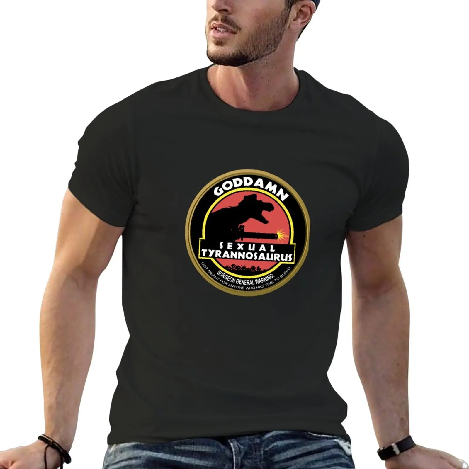 New Sexual Tyrannosaurus T-Shirt Boys White T-Shirt T-Shirt Manica Corta T-Shirt Per T-Shirt Da Uomo Ragazzo