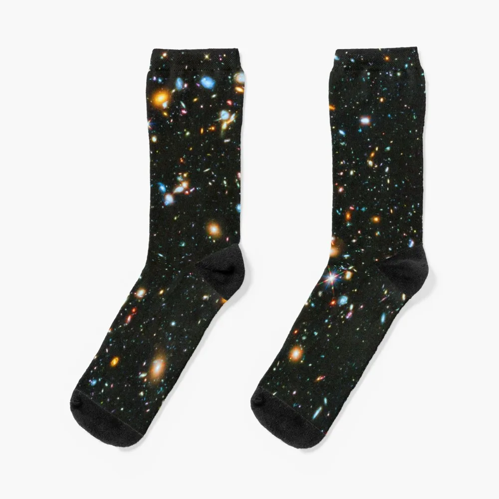 Hubble Extreme Deep Field (Uv) Calzini Scarpe Calzino Divertente Idee Regalo Di San Valentino Calzino Riscaldante Calzini Da Uomo Di Lusso Da Donna