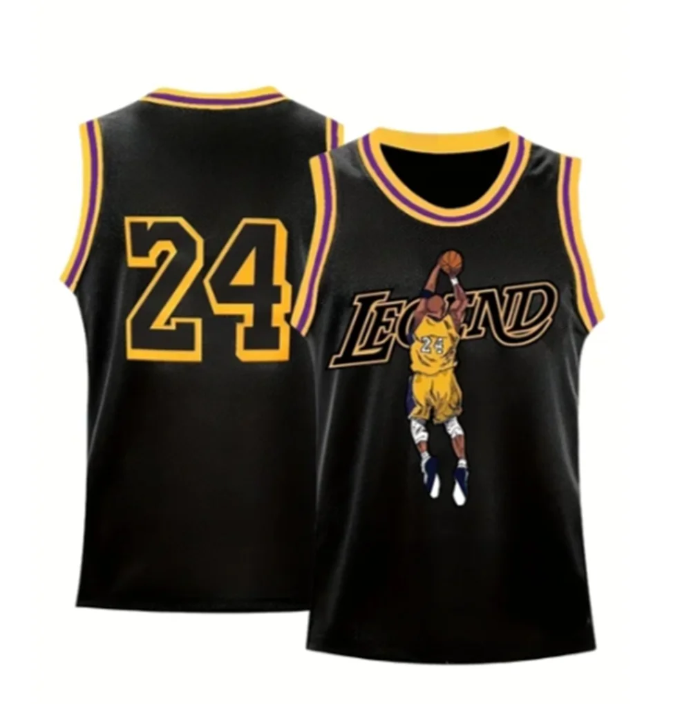 Camiseta De Baloncesto Para Niecos Y Adultos, Camiseta Sin Mangas De Kobe 24 Jordan 23 James 23, Camisetas Deportivas, Chaleco Tr