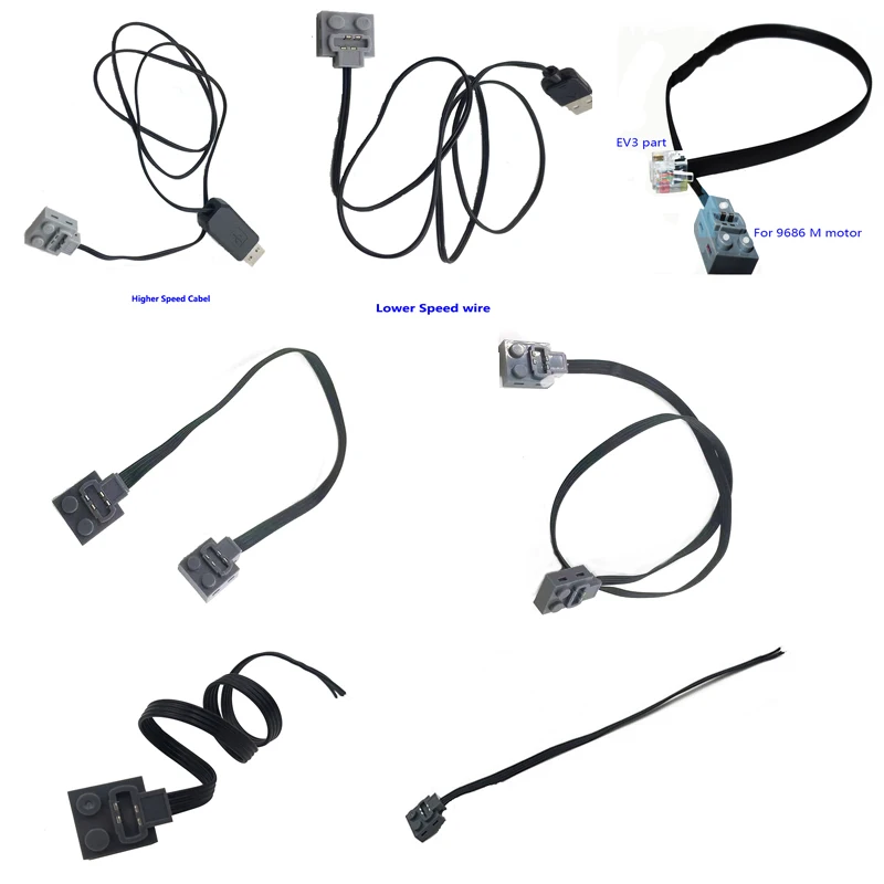 Funzioni Di Alimentazione Ev3 9686 Pf Extension Cable Building Blocks Compatibili Con Lego 9686 Robotics Education Kids Moc Bricks Toys