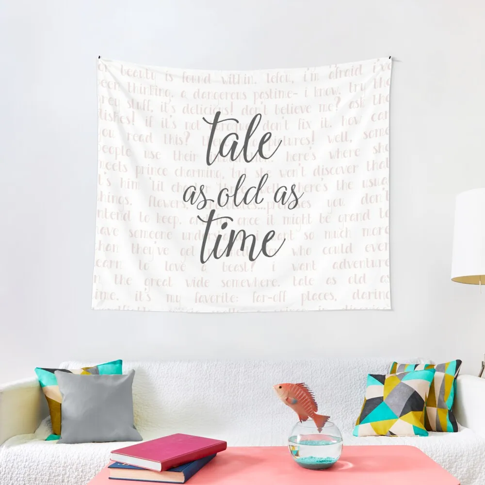 Tale As Old As Time Arazzo Wall Hanging Decor